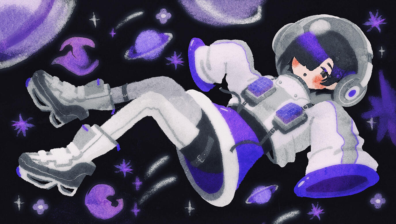 Vtuber やわらか毒オニキス様壁紙イラスト