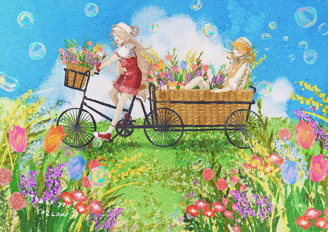 オリジナルキャラクター壁紙イラスト